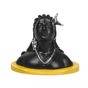 Adiyogi Shiv ji Idol for Home Dcor, Decorative Showpiece, Car Dashboard & Handicraft Luxury Religious Puja Gift Black чёрный