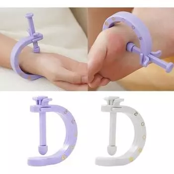 Регулируемый инструмент для акупрессурного массажа, массажер для суставов пальцев, рук и ног, акупунктурный массажер для снятия головной боли, напряжения белый