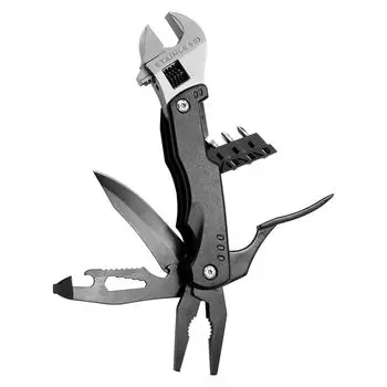 adjustable all in made of stainless convenient to compact outdoor for emergency with special pouch FMTMMTMS014 Multi-functional multi-tool,