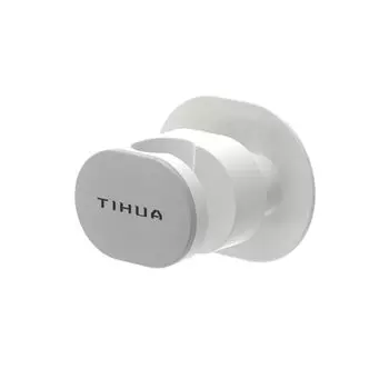 Adjustable Bath Head Rack Punch-free Shower Base Bracket Easy To Use Shower Head Holder Household серый