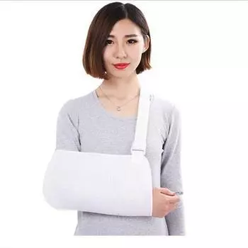 Adjustable Breathable Arm Sling Universal Support Shoulder Strap Brace Immobilizer Wrist Elbow Forearm Support Brace Straps 1pc белый