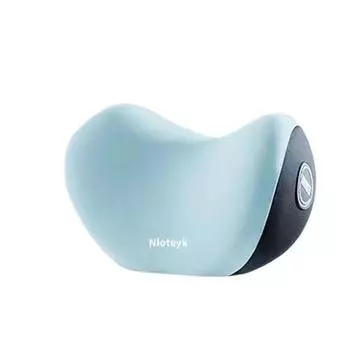 Adjustable Breathable Car Headrest Soft Protective Lumbar Support Car Interior Ornaments blue-neck pillow