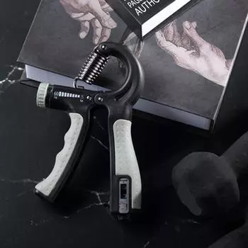 Adjustable Countable Fitness Hand Gripper Finger Hand Strength Exercise Grip AU Orange