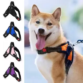 Регулируемая шлейка для собак Pet Small Medium Large Big Dogs Small Medium Large Big Dogs Saddle Style нагрудные и плечевые ремни XS армия зеленый