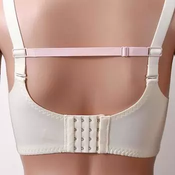 Adjustable Double-Shoulder Invisible Back Hasp Women Bra Strap Bra Extender Anti-slip Buckle Belt чёрный