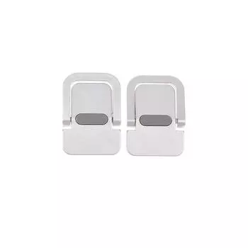 Adjustable Folding Laptop Stand Mini Legs Ultra-Thin Portable Support For Macbook Notebook Cooling Holder Feet Invisible Bracket 4.3*3cm серебряный