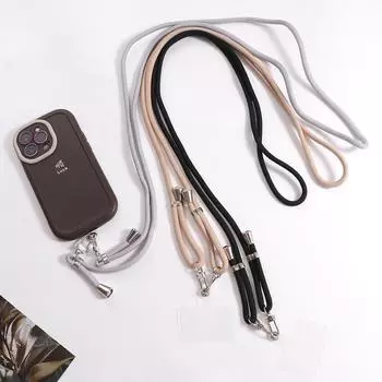 Adjustable Gasket Phone Lanyard Phone Necklace Strap Phone Corssbody Straps Mobile Phone Straps фиолетовый
