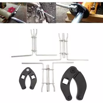 Adjustable Gland Nut Wrench 1266 7463 Large and Small Spanner Tool Set for Bobcat Hydraulic Cylinder Adjustable Gland Nut Wrench