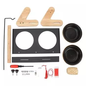 Adjustable Height Elevated Dog Bowls Stand Easy To Remove and Clean Metal Raised Dog Food Bowl for O