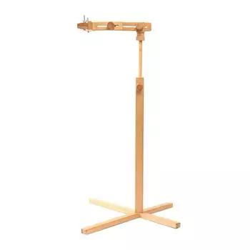 Adjustable Height Wood Embroidery Stand Hoop Craft Stitch Frame