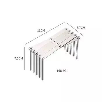 Adjustable Kitchen Rack Stainless Steel Dish Drainer Expandable Utensil Holder Pot Lid Organizer Space Saving Countertop Storage Shelf Drying Rack S