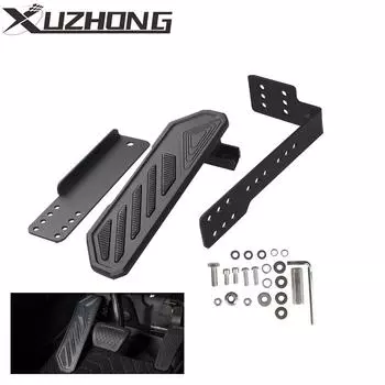 Adjustable Left Side Kick Panel Dead Pedal Foot Rest Pad For 2007-2025 Jeep Wrangler JL JK JLU 4XE For Gladiator JT Anti-Slip чёрный