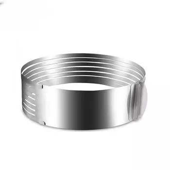 Adjustable Mousse Cake Mold Circle Cake Cutter Tools Layered Slicing Cake Mold Stainless Steel Baking Tools 001