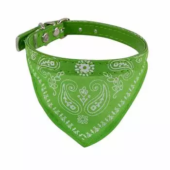 Adjustable Pet Dog Puppy Cat Neck Scarf Bandana Collar Neckerchief S