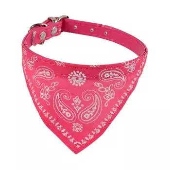 Adjustable Pet Dog Puppy Cat Neck Scarf Bandana Collar Neckerchief PK S