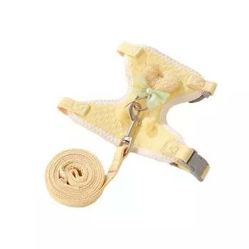 Adjustable Pet Vest Harness Escape Proof Dog Harness Vest Fashion Dog Chest Strap for Cat Walking S