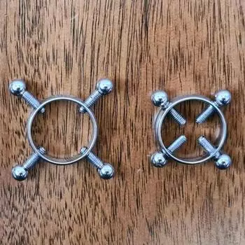Регулируемые винтовые зажимы для сосков, кольца, клипсы 1 pair