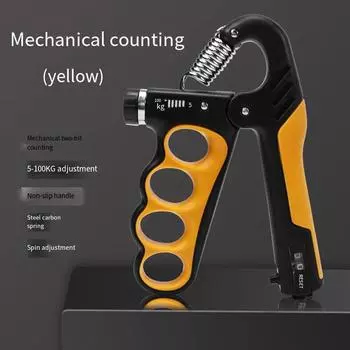 Adjustable Spring Grip Upgrade 5-60KG Mechanical Counting Men Women Practice Hand Instruments Fitness Equipment TPE Coated Glue