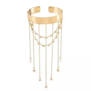 Adjustable Star Armband Arm Chain Zinc Zinc Alloy Open Upper Arm Bracelet Arm Accessories