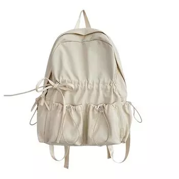 Adjustable Straps College Student Backpack Lightweight Cartoon Shoulder Bag Children