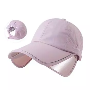 Adjustable Visor Retractable Sun Hat Quick Dry Sun Visor Hat Sunscreen Baseball Hat Golf Tennis