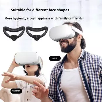 Регулируемая защитная маска VR для лица, мягкая, дышащая, удобная для ношения на коже