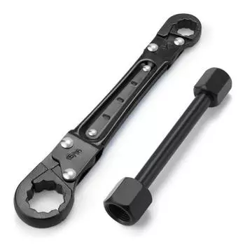 Adjustable Wrench Professional Plumber Tool Durable Construction Multipurpose Easy to Use Compression Angle Stop Wrench Kit