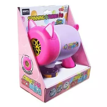 Adland вращающийся турбо-свинья пузырьковый пистолет корейские детские игрушки
