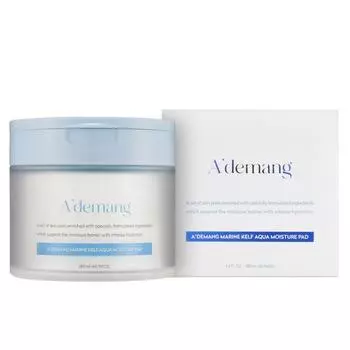 Adman Marine Kelp Aqua Moisture Toner Pads 60 листов корейская косметика