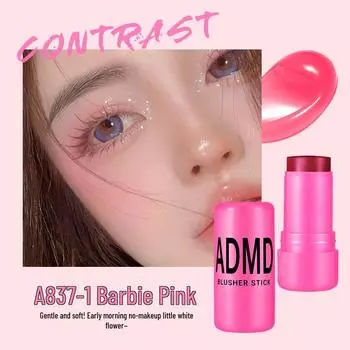 ADMD Двойного назначения кремовые румяна-стик: Кремовый контур-румяна для губ и щек.