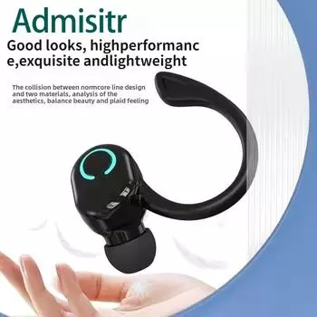 Admisitr Беспроводные наушники Bluetooth чёрный