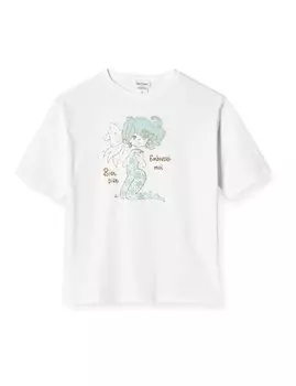 Ado Mizumori Ribbon Big White M size T-shirt