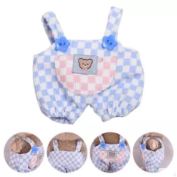 Adorable Doll Clothing Set with Accessories синий