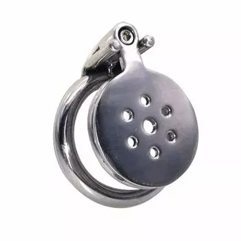 Adranets Catheter Flat Chastity Lock New Ultra Short Stainless Steel Male Flat Chastity Lock Escape cb6004s Chastity Cage Adult Sex Catheter