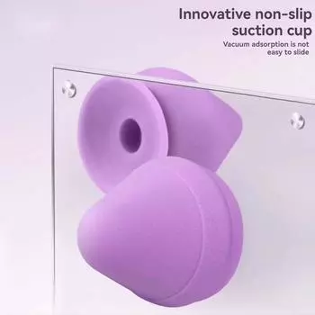 Adsorption Type Fascia Ball Massage Cone Plantar Lumbar Back Shoulder And Neck Whole Body Meridian Points Silicone Fascia Ball фиолетовый