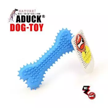 Aduck Dog Toy Grinding Teeth-Resistant Teeth-Strengthening Teddy Poodle Pet Supplies/Teeth-Strengthening Heart Dog Bone Training Color random