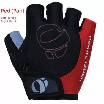 Adult Bboy Half Finger Gloves Handstand 2000 Hand Turn Footwork Hip Hop Hand Protector Practice Dance Sports Anti-Cocoon Red (Adult. Pair, 2) L