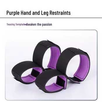 Adult BDSM Bondage Set: Handcuffs & Ankle Cuffs