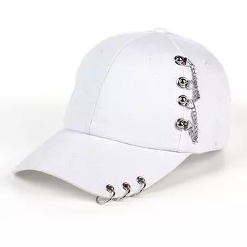 Adult Casual Solid Adjustable Iron Ring Baseball Caps Snapback Cap Casquette Hats Fitted Casual Cap Hats