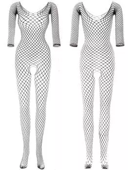 Adult Men s Fashion Underwear Sexy Fishnet Bodystockings Full Exotic Male Bodysuit Gentlemen Transparent Erotic Tights Lingerie XXL