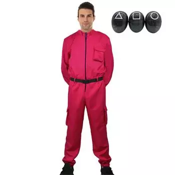 Adult Role Play Costumes Holiday Surprise Gifts Role Play Capes and Masks L красный