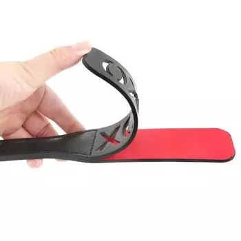 Adult sex toys Double-layer leather ringing pat Alternative flirting Spanking Hand pat leather pat Couple sex aid