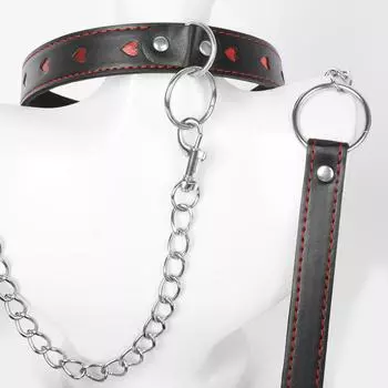 Adult sex toys love collar traction women s flirting PU collar alternative sex toy underwear can be underwear