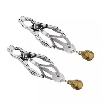 Взрослые Секс-Игрушки Секс-Игрушка Зажим для Сосков Бабочка Древний Колокольчик Голова Тигра Колокольчик Зажим для Сосков