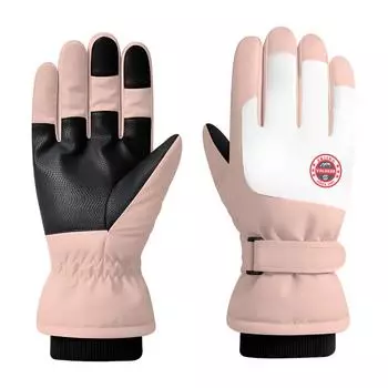 Adult Ski Gloves Warm and Windproof Men and Women s Universal Skiing and Cycling Must Be Done In Winter 29.5*12.5CM