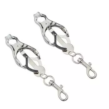 Товары для взрослых Сексуальный зажим для сосков Зажим для сосков-бабочка Крючок Зажим для сосков Сексуальный корректирующий зажим для сосков Зажим для Мэй Мэй Butterfly Petals-Hook