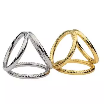 Товары для взрослых Сексуальное кольцо на пенис Кольцо-эссенция Кольцо для шеи Кольцо для задержки Кольцо для члена Кольцо на пенис Скрученное Кольцо с тремя кольцами Кольцо на пенис