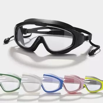 Взрослые водонепроницаемые и противотуманные очки для дайвинга HD Doggles с прозрачной большой оправой, профессиональные очки для плавания оптом Other