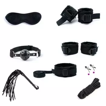 Adult Wrist Anle Cuffs Sex Hand Ties for Women Soft Handcufs Set for Bedroom Sweater Bondaged Kit Adult Bed Restraint Sex for Couple