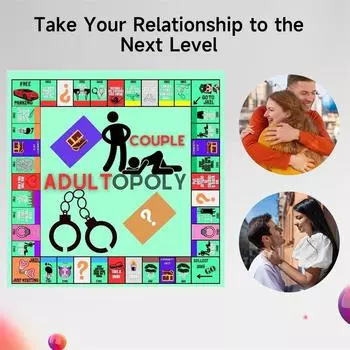 Adultopoly Board Game, Couple Adult Board Game, Couple Board Game For Adults, Board Games, Bedroom Games For Couples,